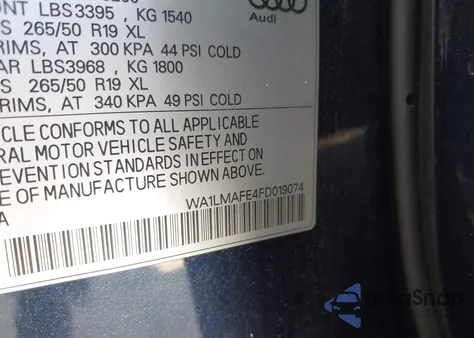 2015 Audi Q7 3.0 Tdi Premium from USA, damaged, VIN WA1LMAFE4FD019074